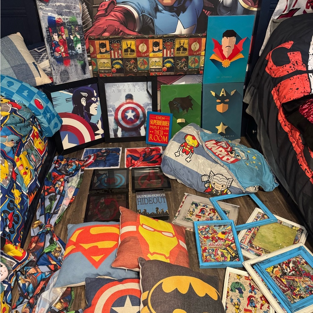 Superhero Themed Decor Collection